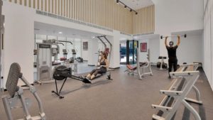 Salle fitness résidence étudiante