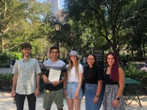 English class in Madison Square Park