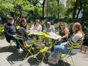 anglais en extérieur à New York