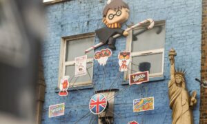 art de rue londres; camden town punk